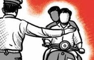 वाहतुकीचे नियम मोडणाऱ्या हजारो वाहनचालकांना पोलिसांचा दंडुका..