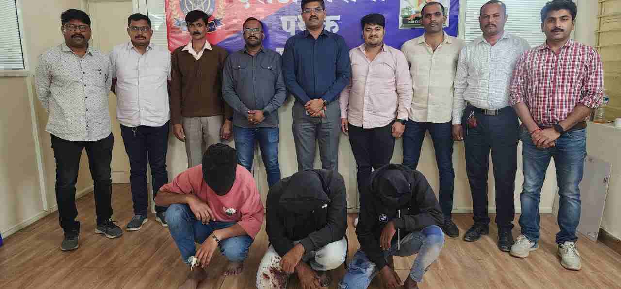 तरुणाचा मोशी कचरा डेपासमोर खून करून पसार झालेले आरोपी गजाआड...
