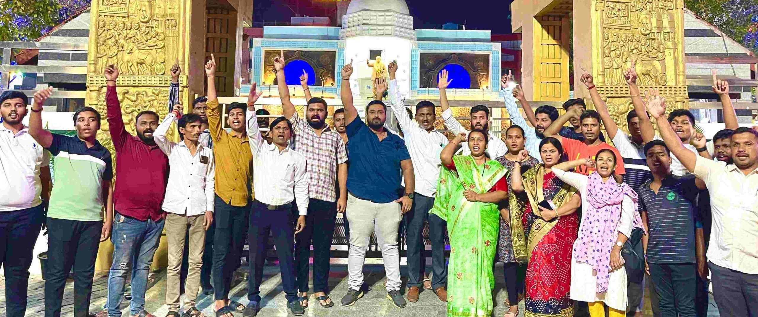 निवडणूक आयोगाच्या निर्णयाविरोधात राष्ट्रवादी युवक काँग्रेस (शरद पवार) आक्रमक..