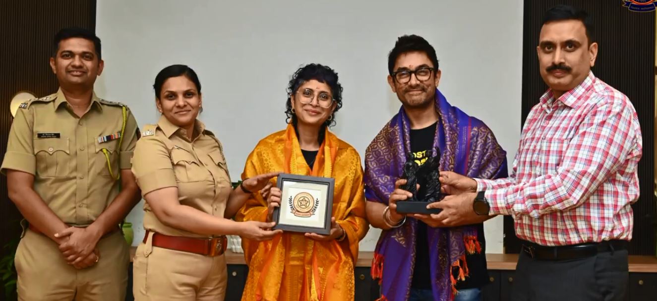 पिंपरी- चिंचवड पोलिस आयुक्तालयात दुसऱ्यांदा अभिनेता अमीर खान अवतरला...