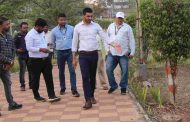 अतिरिक्त आयुक्त जांभळे पाटील यांच्याकडून शहरातील उद्यानांची पाहणी..