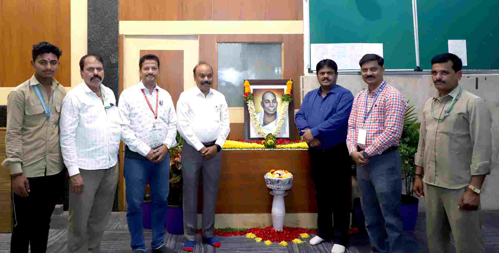 संत तुकडोजी महाराज यांची जयंती साजरी...