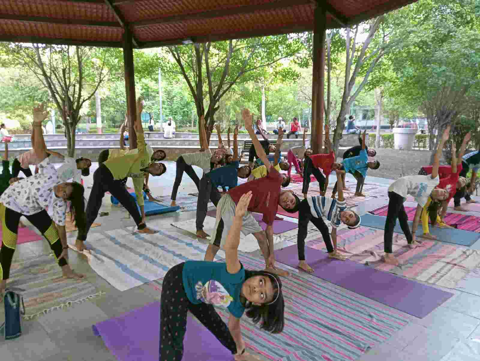 भारतीय योग संस्थान आयोजित लहान मुलांचे योग शिबिर उत्साहात संपन्न...