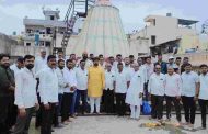 चिखलीतील ताम्हाणे वस्तीत श्रीदत्त मंदिर सभामंडपाचे भूमिपूजन...
