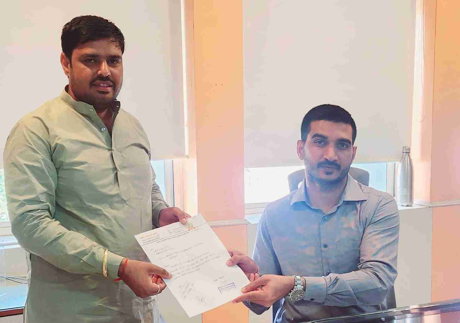 प्रभागातील समस्या सोडवा; दिनेश यादव यांची अतिरिक्त आयुक्तांना गळ...