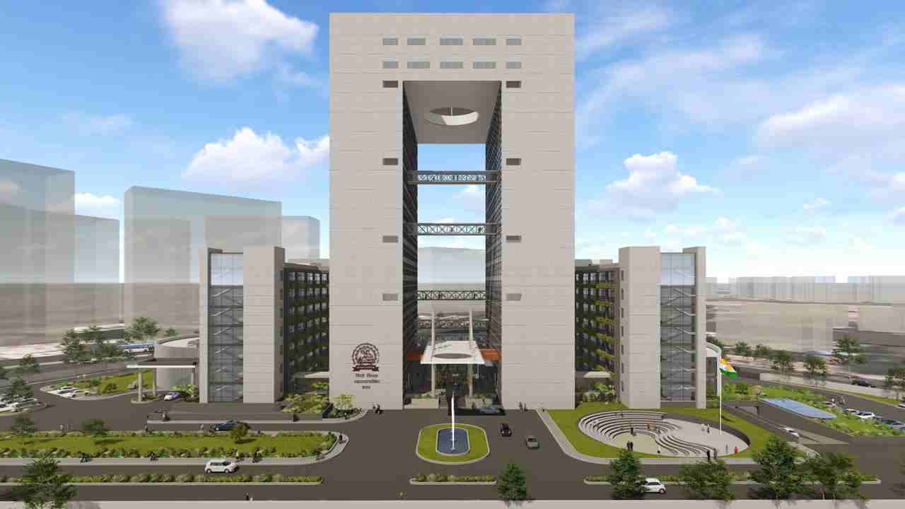 पिंपरी चिंचवड महापालिकेच्या नवीन इमारतीचं वीस टक्के काम पूर्ण..