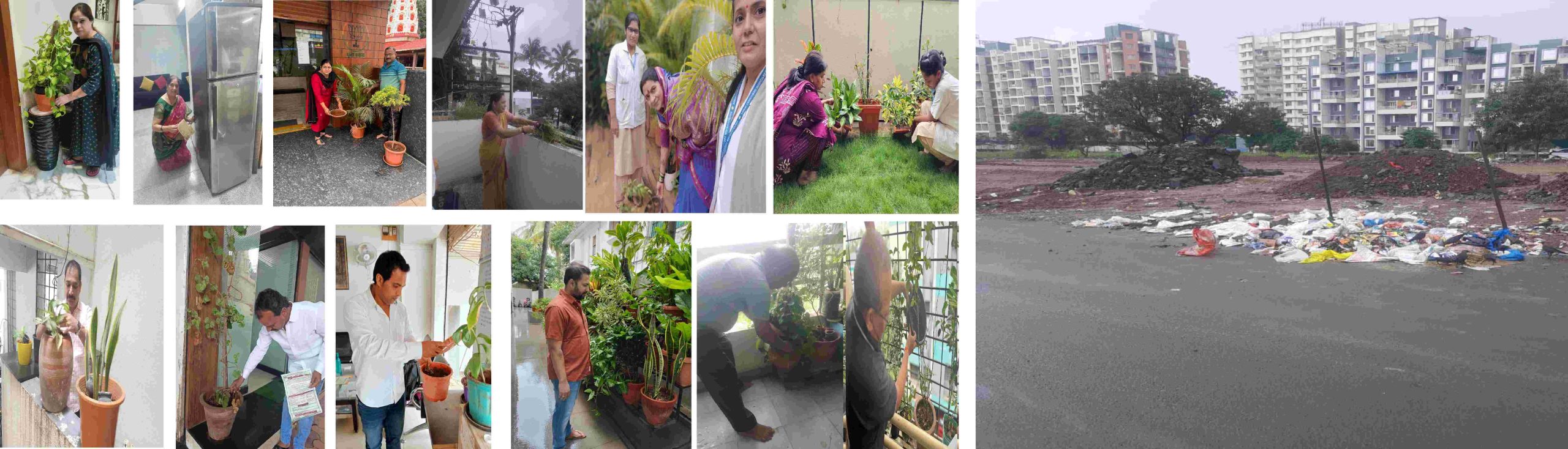 लोकप्रतिनिधी, अधिकाऱ्यांकडून घरातील केरकचरा काढायची नौटंकी?..