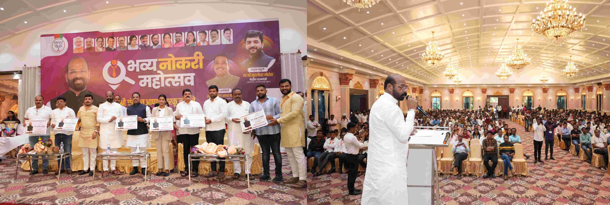 चंद्रकांत नखाते यांच्यामुळे रिकाम्या हातांना काम मिळाले, याचा आनंद - खा. श्रीरंग बारणे..