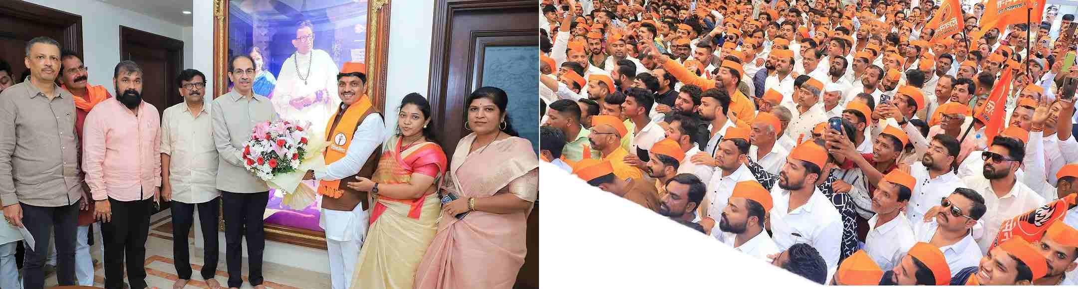 भोसरीतून प्रबळ इच्छुक रवी लांडगे यांचा शिवसेनेत जाहीर प्रवेश..