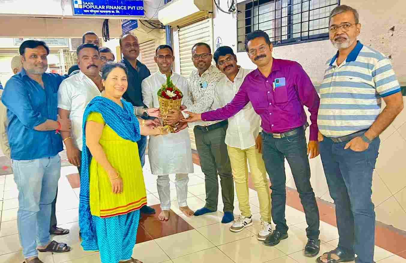 आकुर्डीतील 'जय गणेश व्हिजन ए विंग' सोसायटीच्या चेअरमनपदी दीपक मोढवे पाटील यांची बिनविरोध निवड..