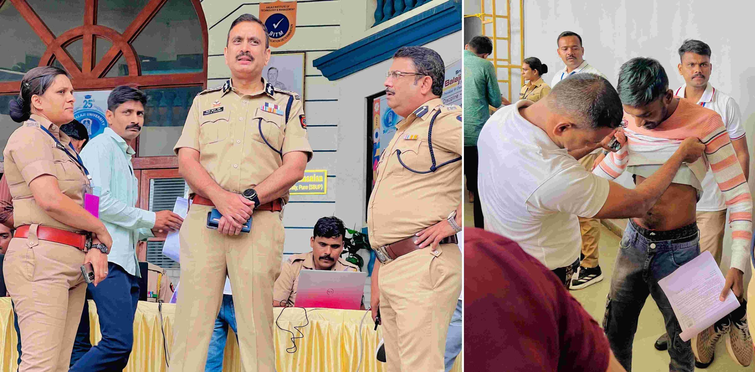 पिंपरी-चिंचवड पोलिस शिपाई भरतीची लेखी परीक्षा विनाअडथळा पार..