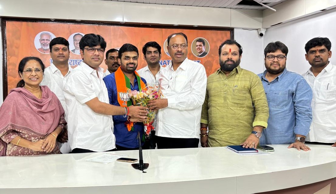 प्रदेश महामंत्री अनुप मोरे यांची भाजयुमोच्या प्रदेशाध्यक्षपदी निवड.. 