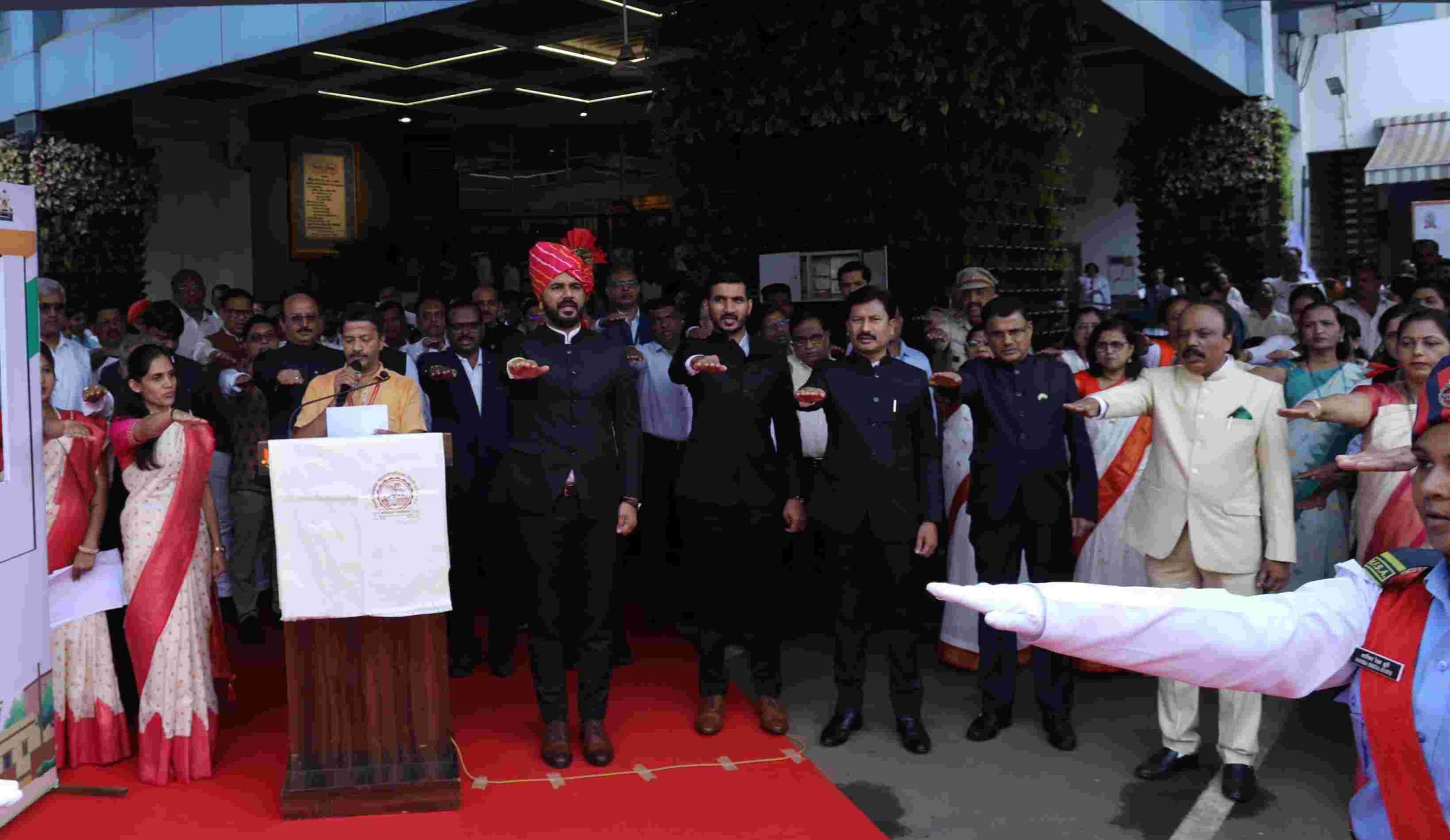 स्वातंत्र्यदिनी तंबाखू व तंबाखूजन्य पदार्थ मुक्ततेची शपथ..
