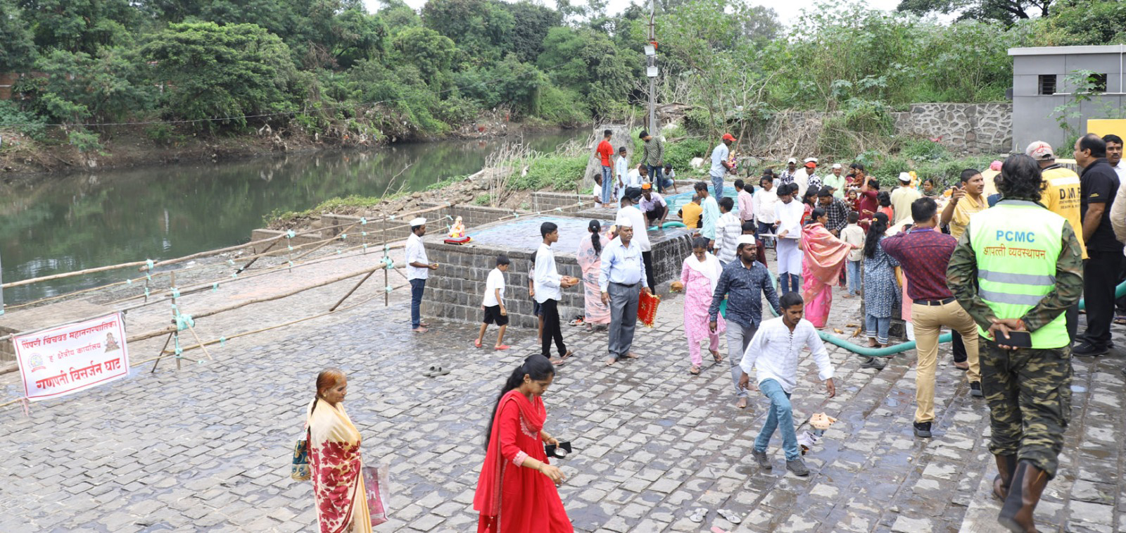गणेश विसर्जनाच्या पार्श्वभूमीवर महापालिकेची यंत्रणा सज्ज...