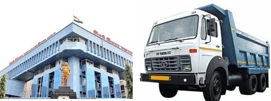 अनधिकृतपणे राडारोडा टाकणाऱ्या हायवा चालकाची कर्मचाऱ्यांसोबत हुज्जत..