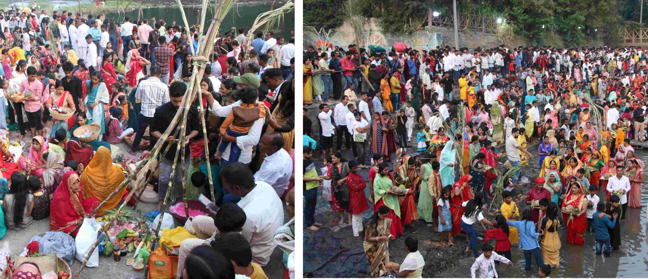 पुढील वर्षी तरी, महापालिकेने सुसज्ज पवना नदी घाट छठपूजेसाठी उपलब्ध करून द्यावा..