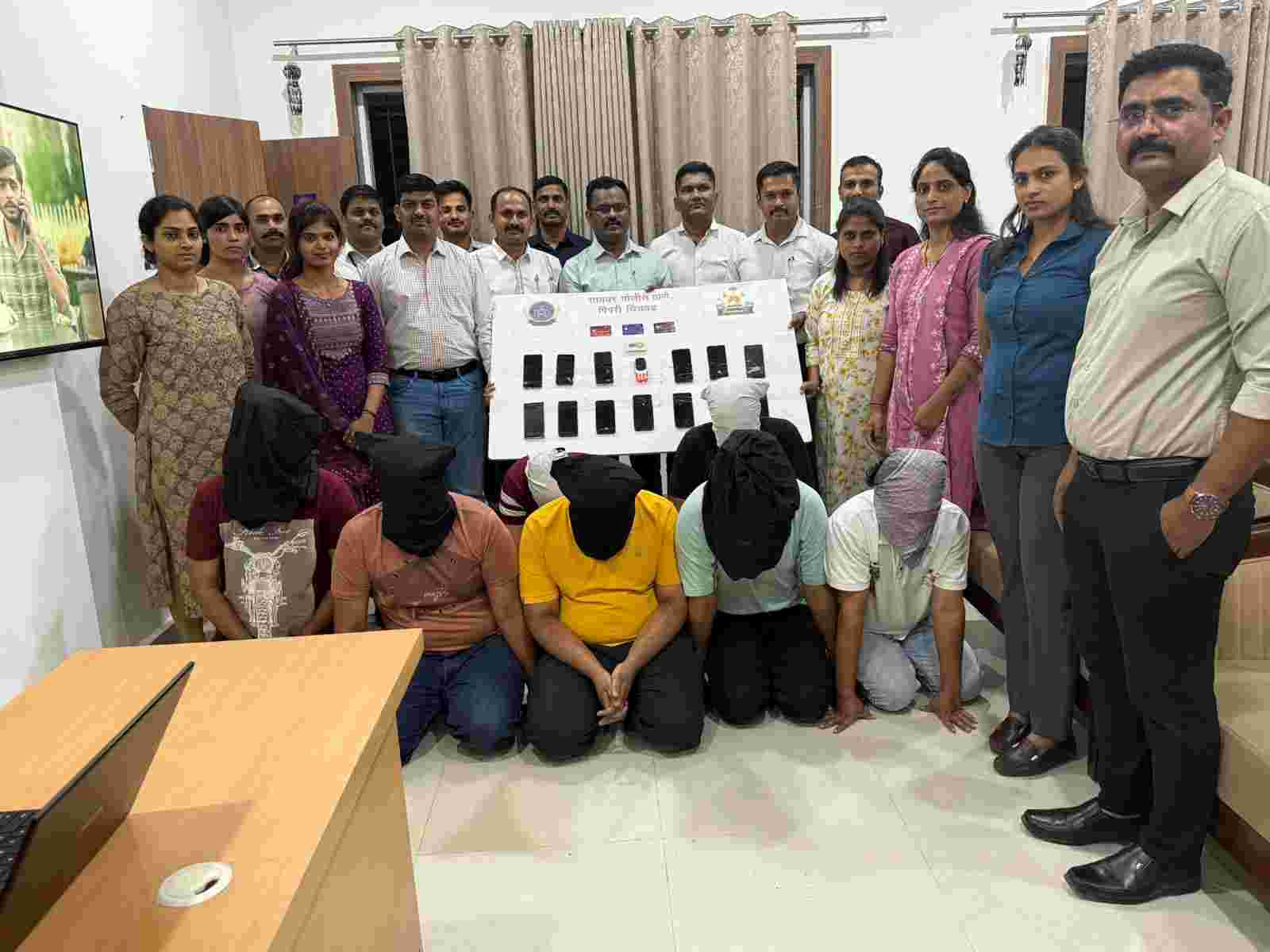 पिंपरी चिंचवड सायबर पोलीसांची सलग दुसऱ्या दिवशी धाडसी कारवाई..