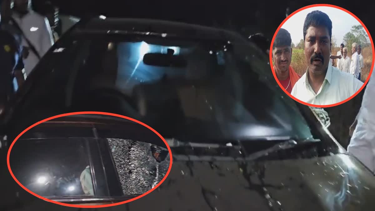 कारवर पेट्रोल टाकून सरपंचाला जिवंत जाळण्याचा प्रयत्न...