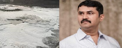 प्रदूषित इंद्रायणी नदीचा मुद्दा तापला..