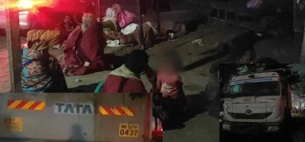 वाघोलीत डंपरने नऊ जणांना चिरडलं; घटनेत तिघ ठार...