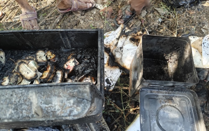 पिंपळे गुरवमध्ये कामगाराच्या घराला आग लागून पाच लाख रुपये जळून खाक...