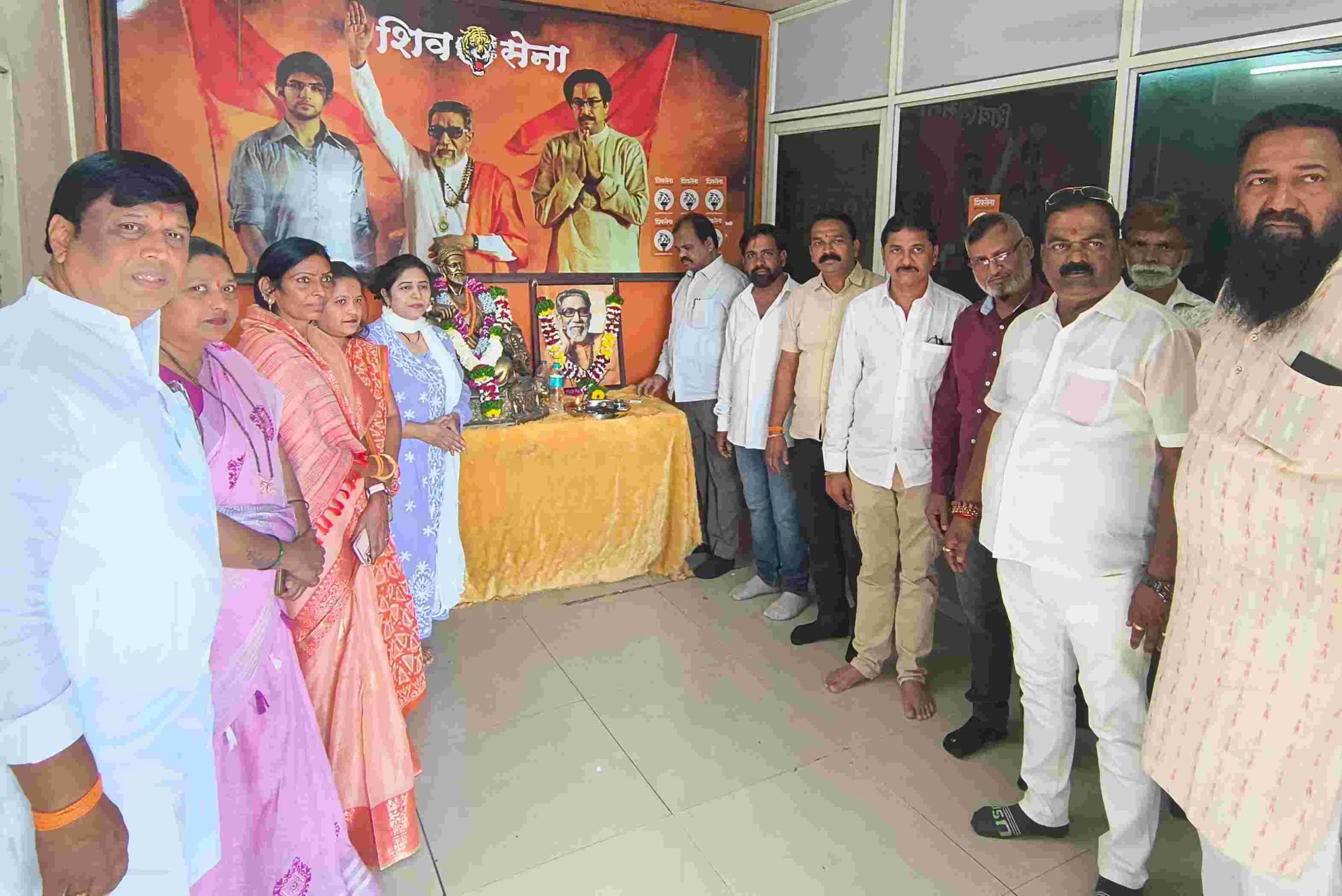 बाळासाहेबांची हिंदुत्वाची ज्योत आजही सर्वांना प्रकाशमान करतेय - मा. आ. गौतम चाबुकस्वार..