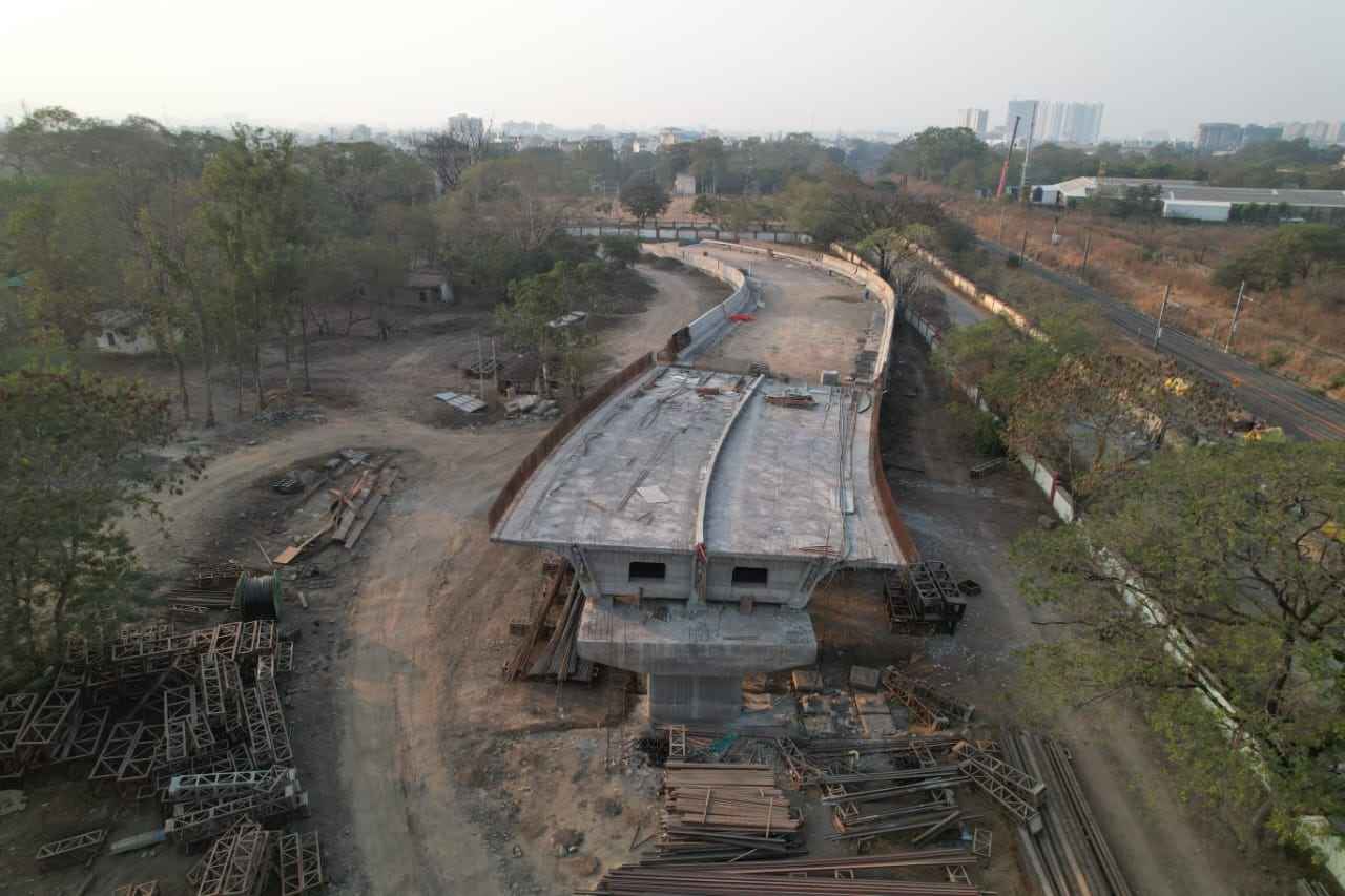 पिंपरी डेअरी फार्म उड्डाणपूल मार्च महिन्यात खुला होणार..