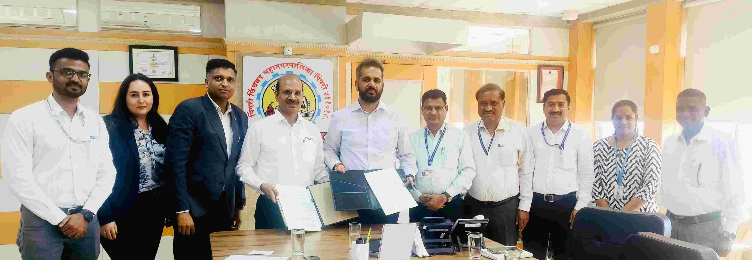 एसकेएफ इंडिया आणि पिंपरी चिंचवड महानगरपालिकेत सामंजस्य करार..