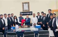 पिंपरी चिंचवड वकील संघटनेच्या पदाधिकाऱ्यांनी घेतली न्यायाधीशांची भेट...