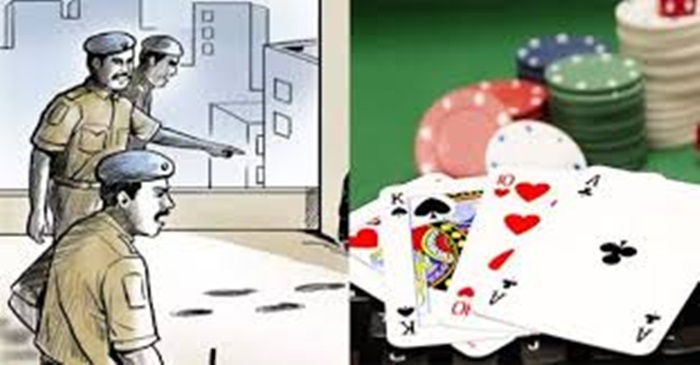 थेरगावात जुगार अड्डयावर पोलिसांचा छापा...