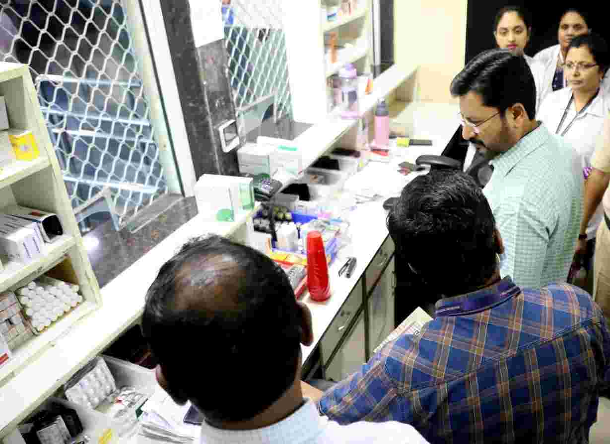 अतिरिक्त आयुक्तांकडून रुग्णालयांची पाहणी; सेवा-सुविधेचा आढावा... 