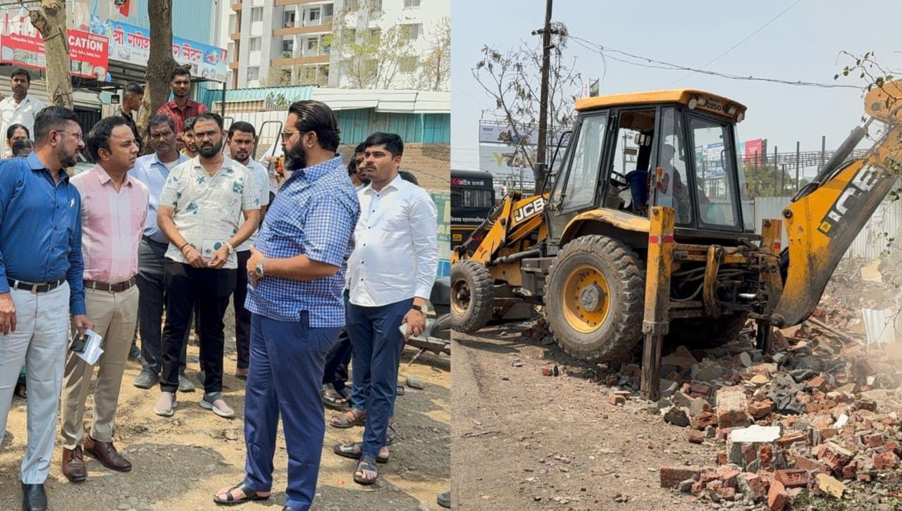 मोशीतील लक्ष्मी चौक ते स्वराज रेसिडेन्सी रस्त्याला ‘गती’...