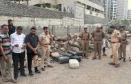 चिखलीत लेबर कॅम्पमधील बेकायदा दारू अड्डा उध्वस्त!..