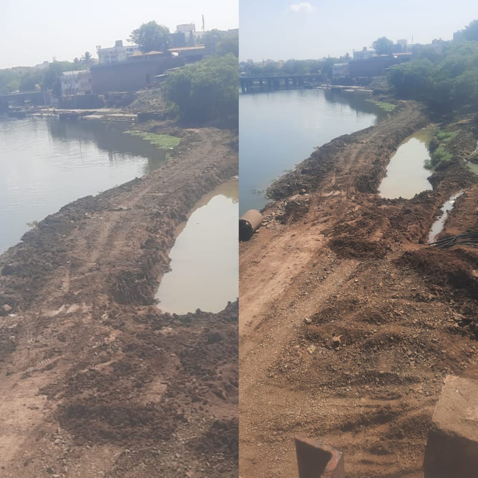 तीर्थक्षेत्र देहूगावात इंद्रायणीच नदीपात्र अरुंद करण्याचा 'घाट'?...