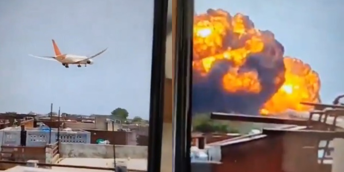 विमान कोसळतानाची घटना कॅमेऱ्यात कैद केलेल्या मुलाला पोलिसांनी घेतलं ताब्यात...