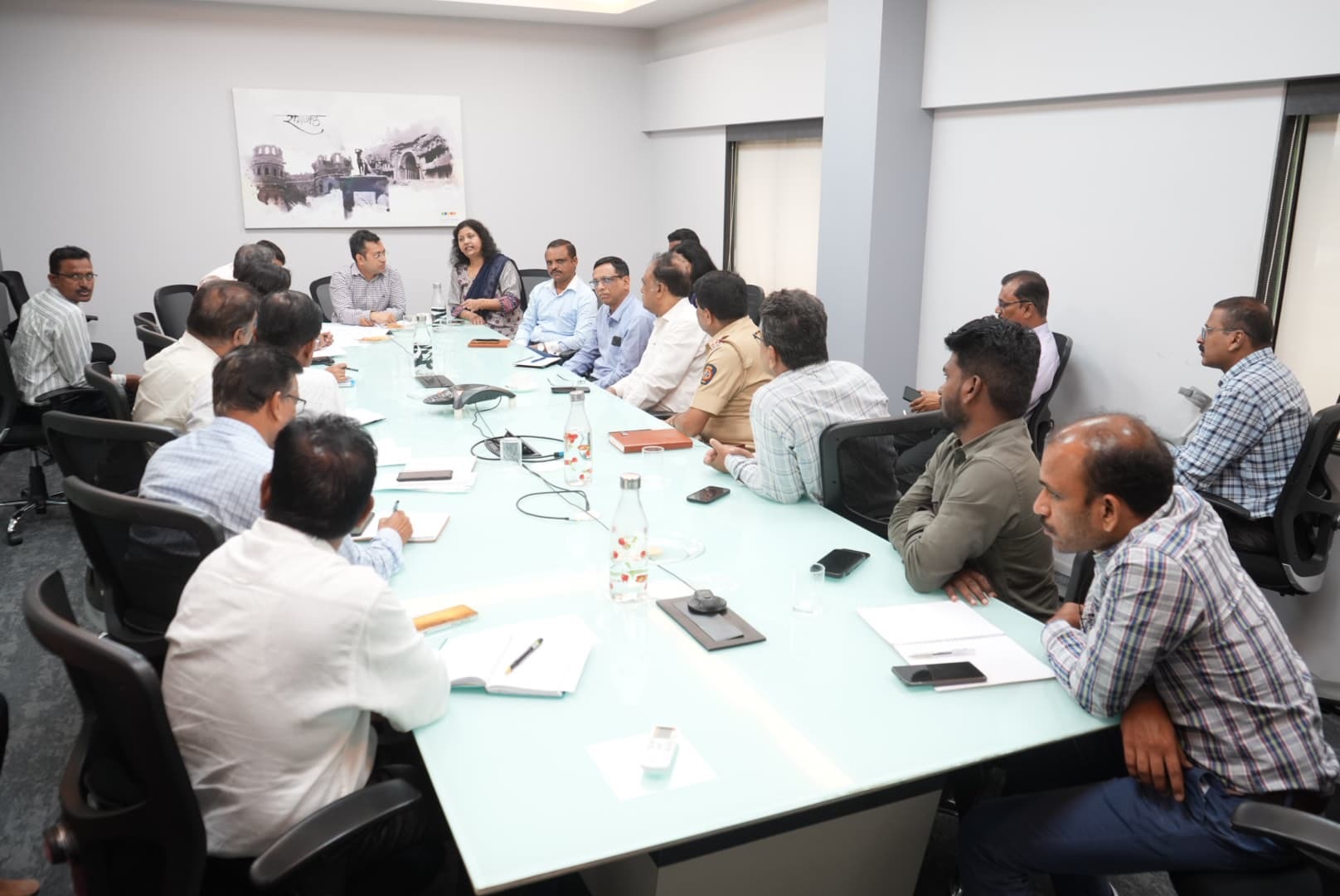 हिंजवडीतील पावसाच्या पाण्यावर उपाययोजनांबाबत पीएमआरडीएची पाहणीसह बैठक...