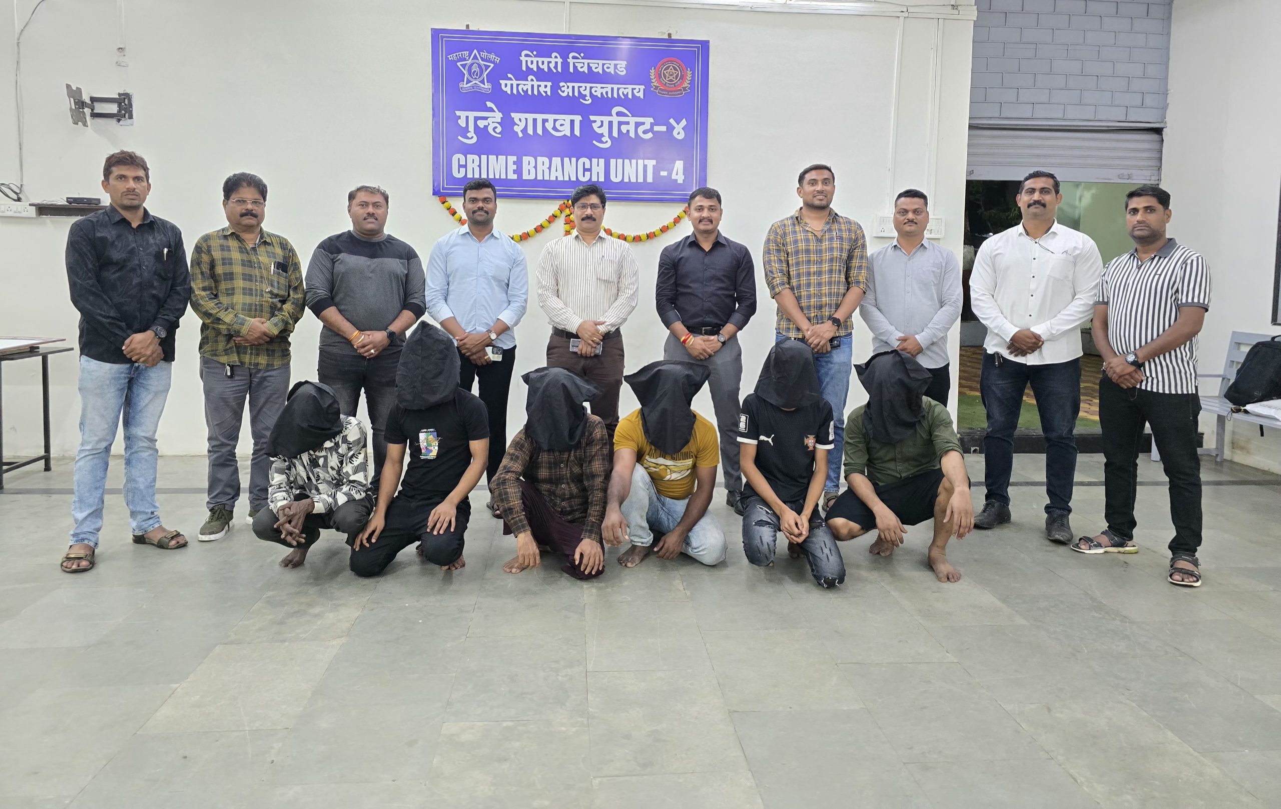 सहा बांगलादेशी नागरिकांना वाकडमधून अटक...