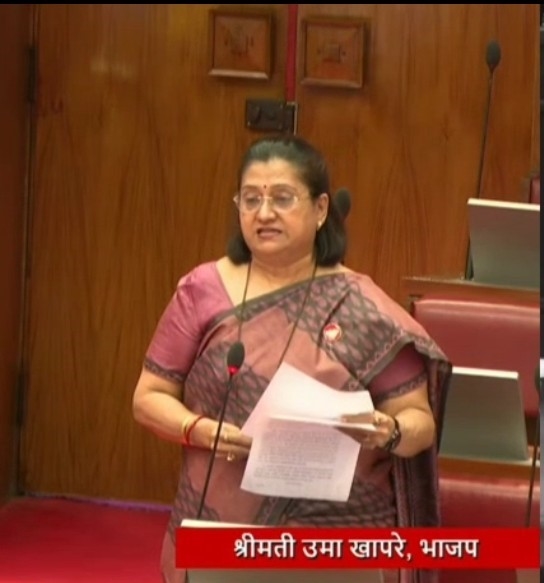 'धर्मांतरण विरोधी कायदा कधी आणणार?' - आ. उमा खापरे...