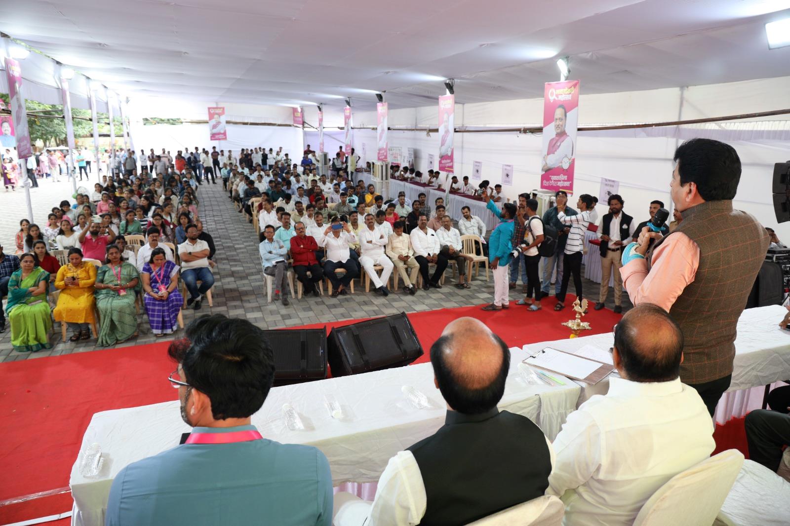 उपमुख्यमंत्री अजित पवार यांचा वाढदिवस विविध उपक्रमांनी साजरा..