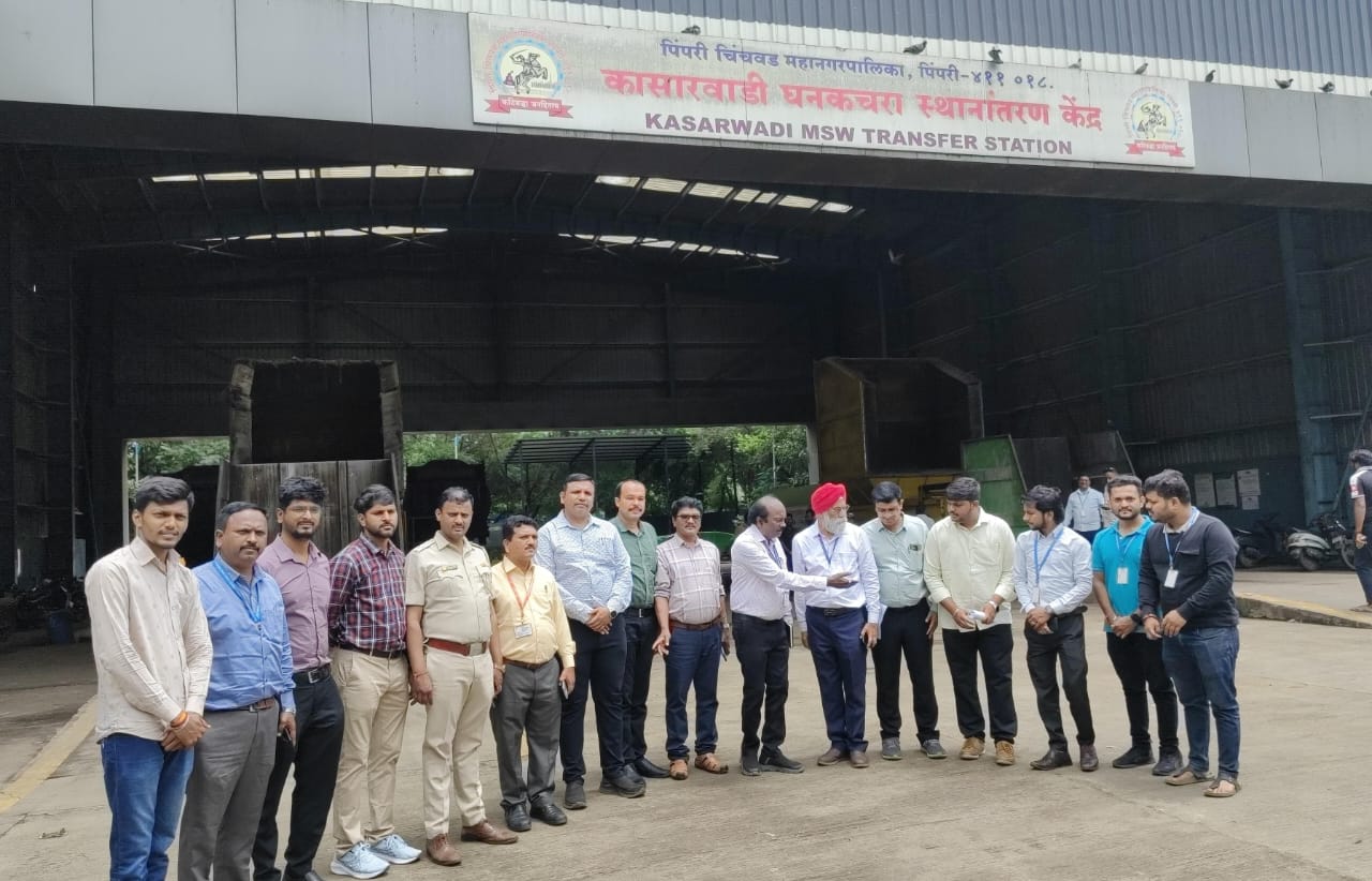 पिंपरी चिंचवडचे कचरा व्यवस्थापन प्रकल्पं पाहून आंध्रचे शिष्टमंडळ प्रभावित झाल्याचा पालिकेचा दावा...