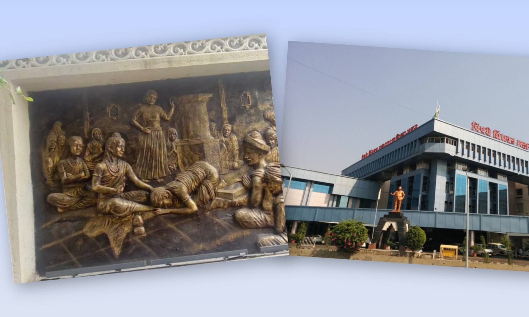 वडमुखवाडीत संतांची भव्य ध्वजपताका महापालिका खाली उतरवणार...