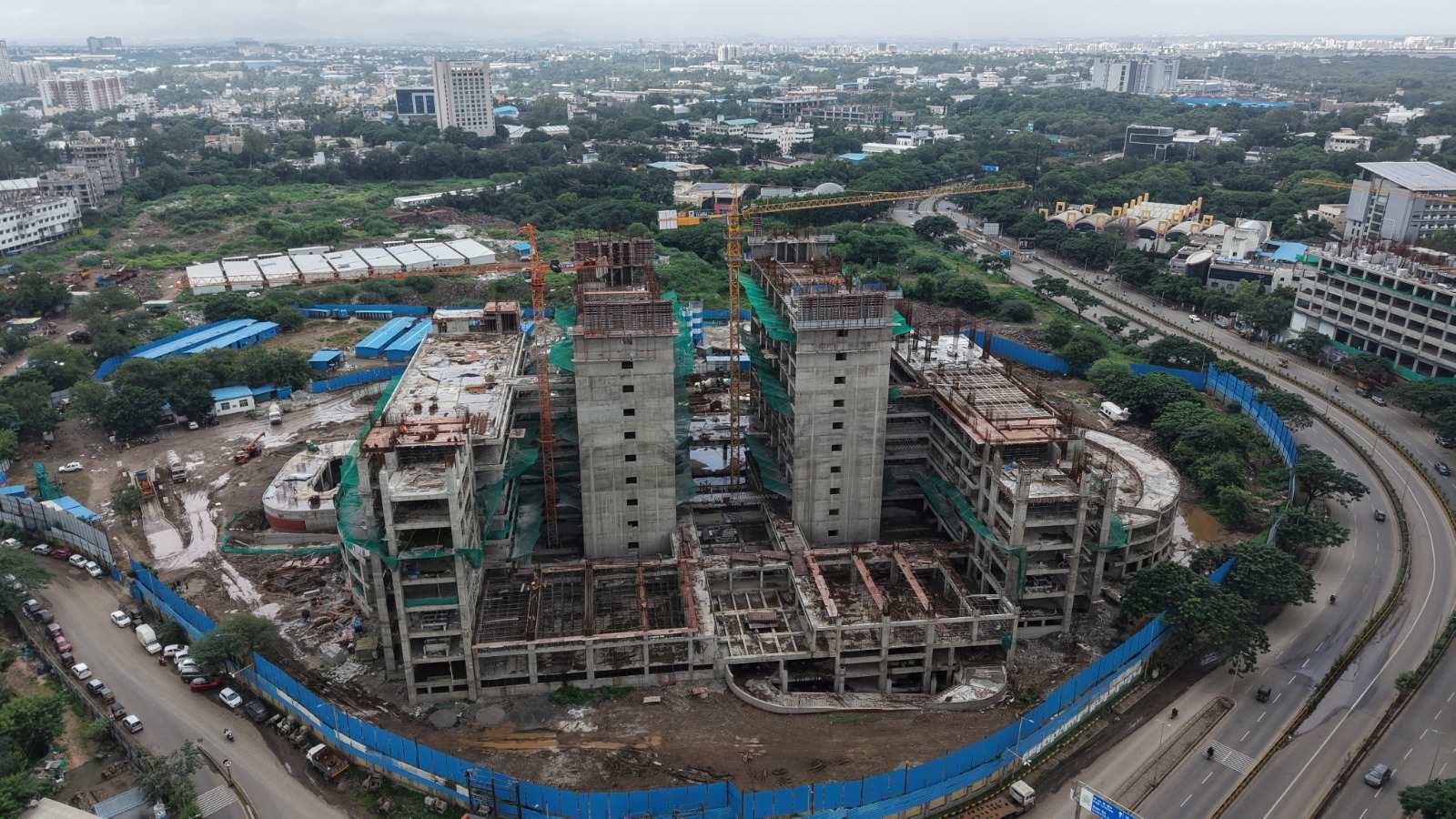 नव्या प्रशासकीय इमारतीच्या कामाला गती..