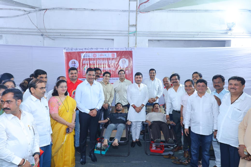 शहर भाजपचा पिंपरी-चिंचवडमध्ये भव्य रक्तदान ‘अमृत महोत्सव’...