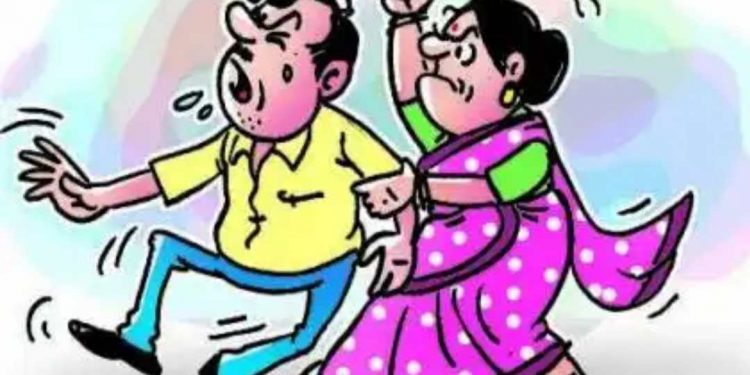 घरगुती वादातून दोन महिलांची पुरूषाला मारहाण...