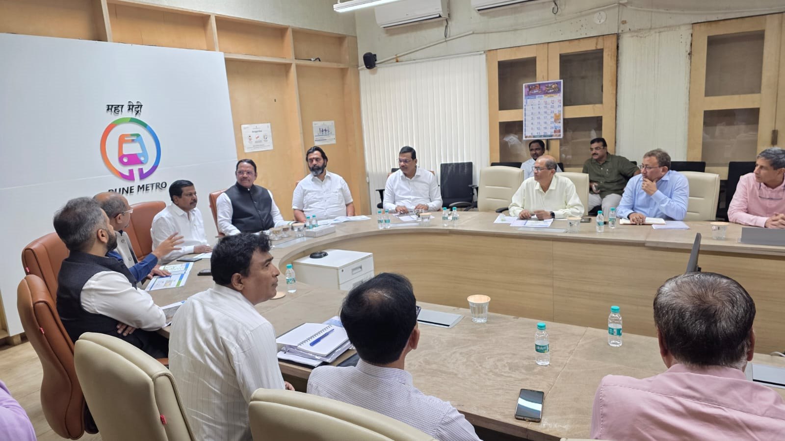 चाकण मेट्रोसाठी फुगेवाडीत उच्चस्तरीय बैठक...