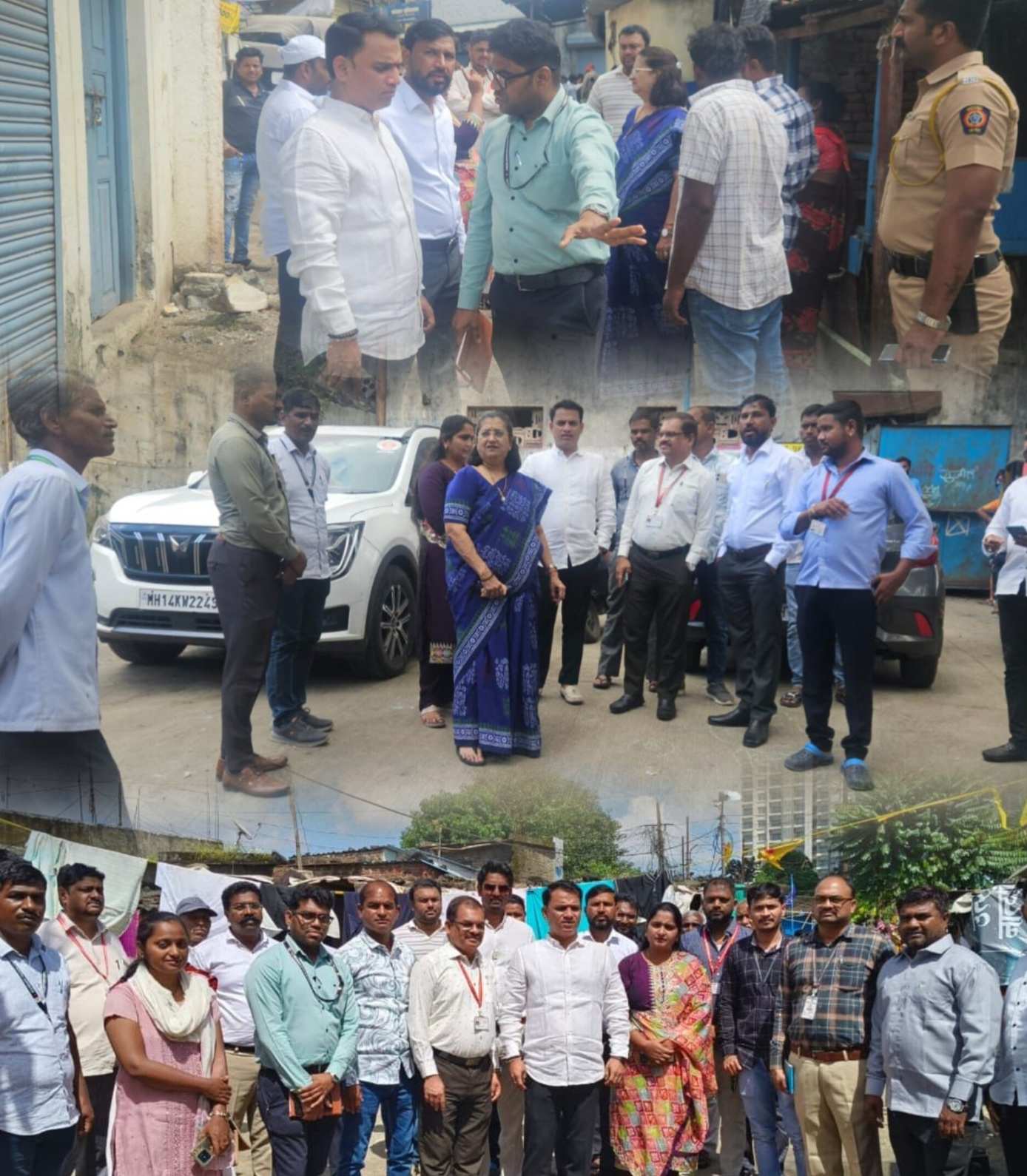 आनंदनगरमधील समस्या सोडविण्यासाठी नगरसेवक शैलेश मोरे ऑन फिल्ड..