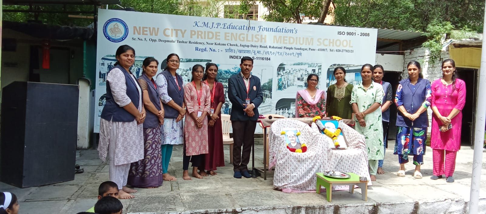 महात्मा गांधी व लाल बहादूर शास्त्री जयंतीनिमित्त न्यू सिटी प्राईड स्कूलमध्ये स्वच्छता मोहीम..