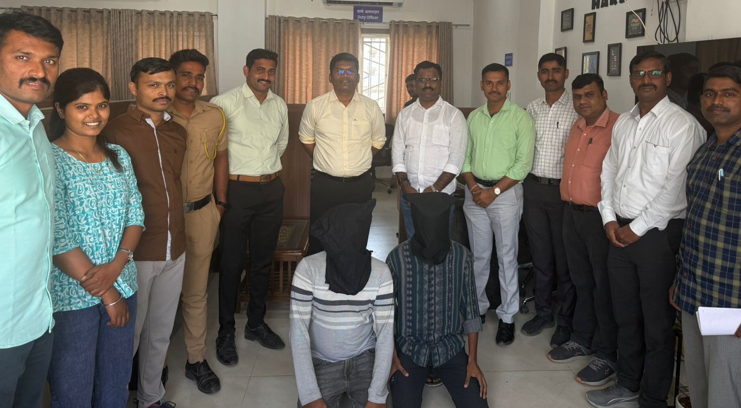 दोन कोटींपेक्षा अधिकची फसवणूक करणाऱ्यांना परराज्यातून अटक...