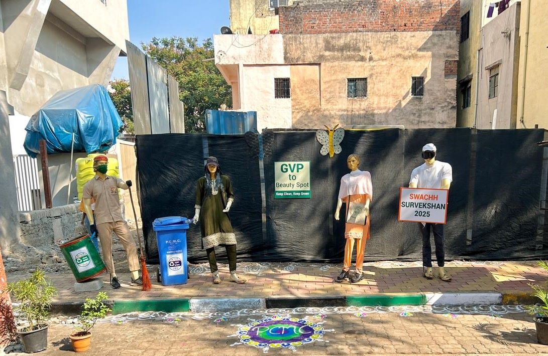 पिंपरी चिंचवड महानगरपालिका साकारतेय टाकाऊतून नवनिर्मिती..