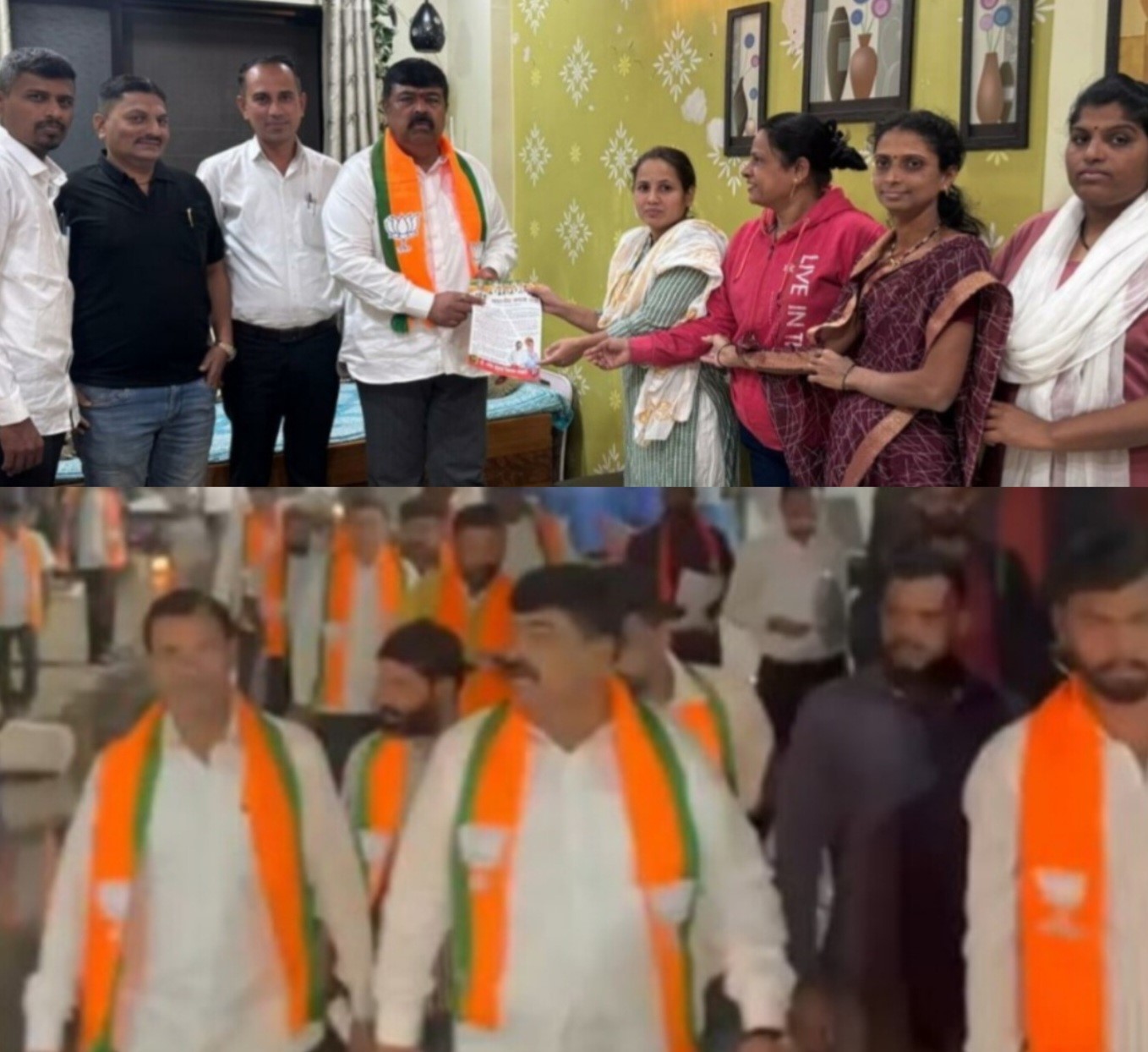 रहाटणीत गणेश नखाते यांचा घरोघरी प्रचार जोमात..